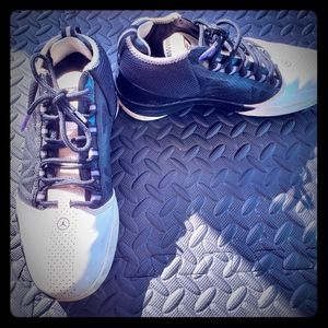 Nike Jordan cp3 iv 4 black white purple sz 9.5